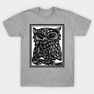 Owl, Art Print, Illustration Bird, Wall Art, Art Print Birds, Bird Artwork,  Affordable Art, Wall Decor, Home Decor, Fine Art Drawings T-Shirt